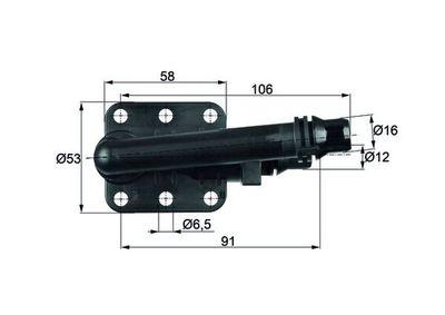 Oljetermostat - Termiostat, oljekylning MAHLE TO 5 82