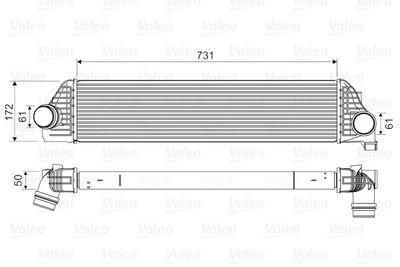 Intercooler - Laddluftkylare VALEO 818561