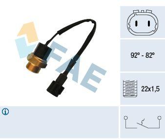 Temperaturfläkt, kylarradiatorfläkt - Termokontakt, kylarfläkt FAE 37670