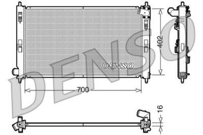 Kylare - Kylare, motorkylning DENSO DRM45023