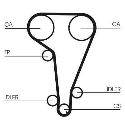 Vattenpump + kamremssats - Vattenpump + kuggremssats CONTINENTAL CTAM CT728WP2