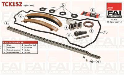 Kamkedjesats - Transmissionskedjesats FAI AUTOPARTS TCK152