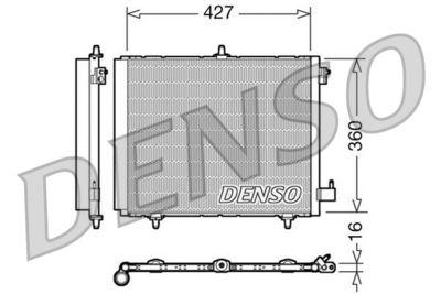 Kondensor - Kondensor, klimatanläggning DENSO DCN21009