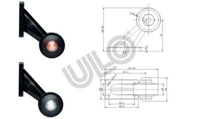 Parkerings-/positionsljus - Breddmarkeringslykta ULO 1008912