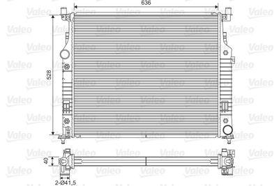 Kylare - Kylare, motorkylning VALEO 701569