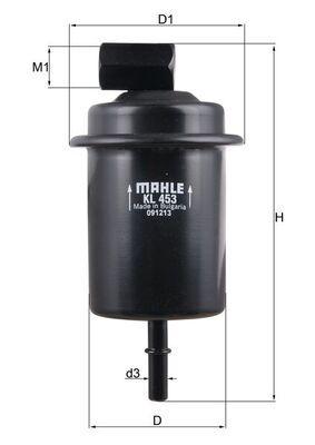 Bränslefilter - Bränslefilter KNECHT KL 453