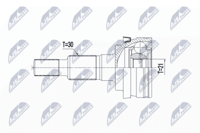 CV-led - Ledsats, drivaxel NTY NPZ-PS-000