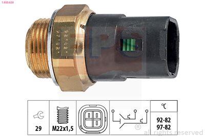 Temperaturfläkt, kylarradiatorfläkt - Termokontakt, kylarfläkt EPS 1.850.628