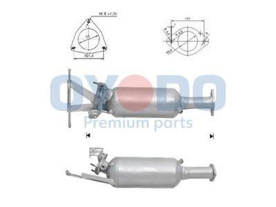 Dieselpartikelfilter - Sot-/partikelfilter, avgassystem OYODO 20N0072-OYO