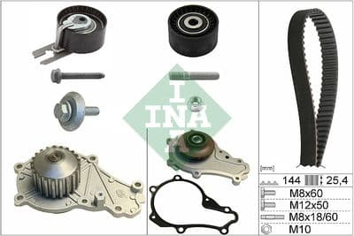 Vattenpump + kamremssats - Vattenpump + kuggremssats INA 530 0239 30