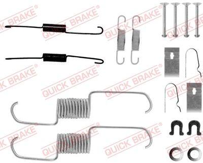 Bromstrummedelar - Tillbehörssats, bromsbackar QUICK BRAKE 105-0743