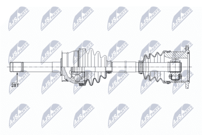 Drivaxel - Drivaxel NTY NPW-NS-086