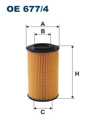 Oljefilter - Oljefilter FILTRON OE 677/4