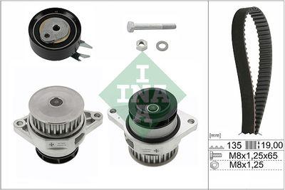 Vattenpump + kamremssats - Vattenpump + kuggremssats INA 530 0166 30