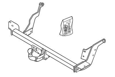Dragkrokar och kablagekit - Släpfordonstillkoppling BRINK 385800