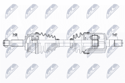 Drivaxel - Drivaxel NTY NPW-CH-052