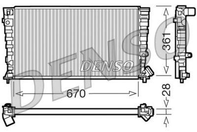 Kylare - Kylare, motorkylning DENSO DRM07030