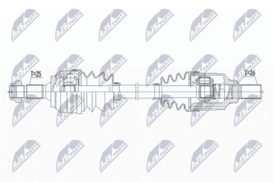 Drivaxel - Drivaxel NTY NPW-CT-087