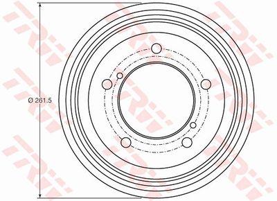 Bromstrummor - Bromstrumma TRW DB4421