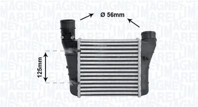 Intercooler - Laddluftkylare MAGNETI MARELLI 351319204860