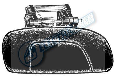 Dörrhandtag - Ytterhandtag dörr ELECTRIC LIFE ZR8084307