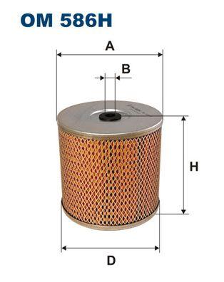 Hydraulfilter - Filter, drifthydraulik FILTRON OM 586H