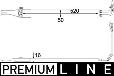 Oljekylare, styrsystem - Oljekylare, styrning MAHLE CLC 10 000P