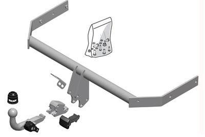 Dragkrokar och kablagekit - Släpfordonstillkoppling BRINK 523000