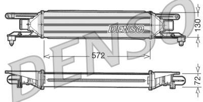 Intercooler - Laddluftkylare DENSO DIT09105