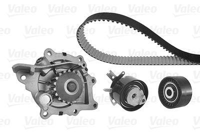 Vattenpump + kamremssats - Vattenpump + kuggremssats VALEO 614588