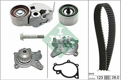 Vattenpump + kamremssats - Vattenpump + kuggremssats INA 530 0542 30