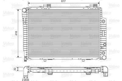 Kylare - Kylare, motorkylning VALEO 731805