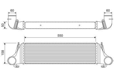 Intercooler - Laddluftkylare VALEO 818400