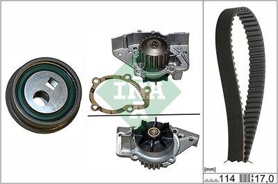 Vattenpump + kamremssats - Vattenpump + kuggremssats INA 530 0257 30