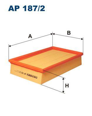 Luftfilter - Luftfilter FILTRON AP 187/2