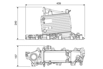 Intercooler - Laddluftkylare VALEO 818684