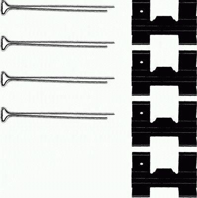 Bromssystem tillbehör - Tillbehörssats, skivbromsbelägg HELLA PAGID 8DZ 355 206-511