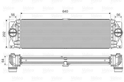 Intercooler - Laddluftkylare VALEO 818341