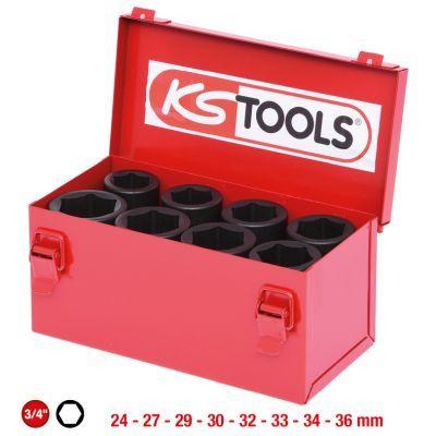 Slagnyckelsatser - Krafthylsor, sats KS TOOLS 515.0510