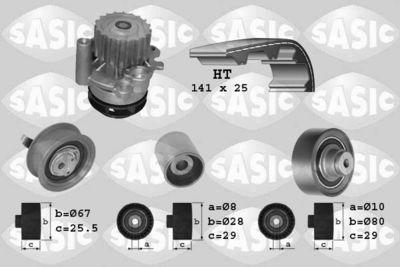 Vattenpump + kamremssats - Vattenpump + kuggremssats SASIC 3906001