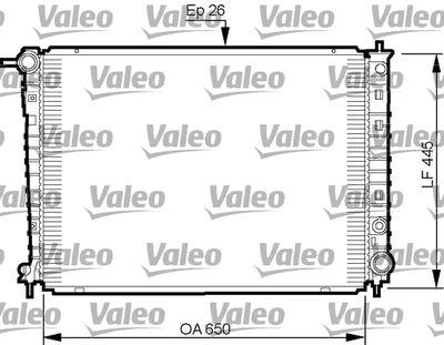 Kylare - Kylare, motorkylning VALEO 735512