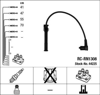 Tändkabel - Tändkabelsats NGK 44225