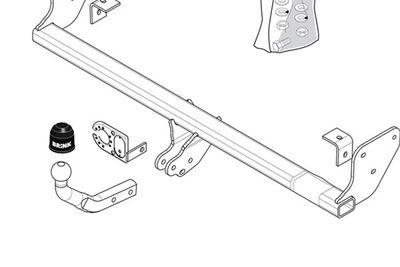 Dragkrokar och kablagekit - Släpfordonstillkoppling BRINK 462200