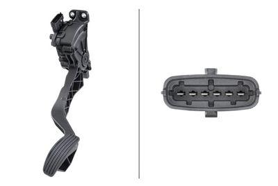 Gaspedalpositionssensor - Sensor, gaspedalläge HELLA 6PV 009 417-701