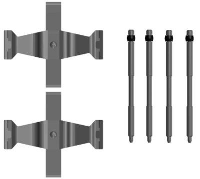 Bromssystem tillbehör - Tillbehörssats, skivbromsbelägg HELLA PAGID 8DZ 355 206-441