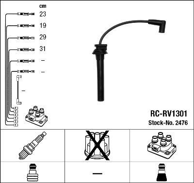 Tändkabel - Tändkabelsats NGK 2476