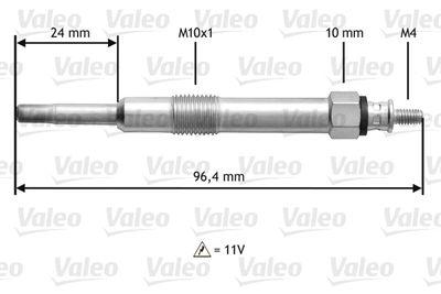 Glödstift - Glödstift VALEO 345150