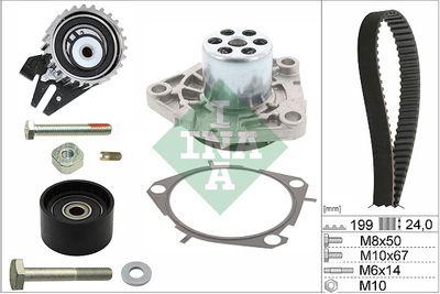 Vattenpump + kamremssats - Vattenpump + kuggremssats INA 530 0562 30