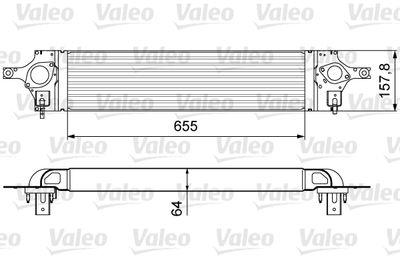 Intercooler - Laddluftkylare VALEO 818358