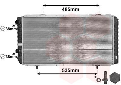 Kylare - Kylare, motorkylning VAN WEZEL 40002268